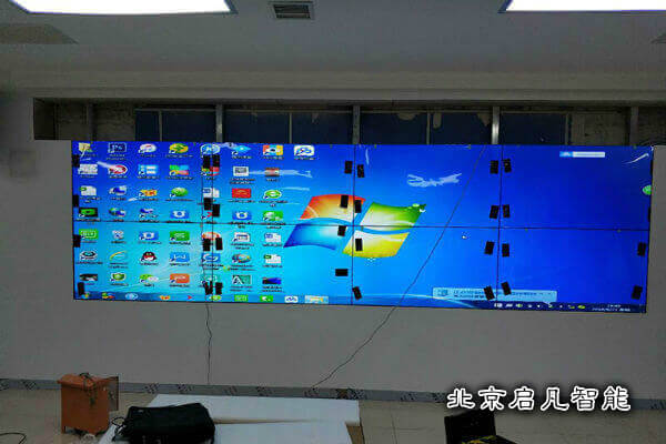 公安大屏安裝測試