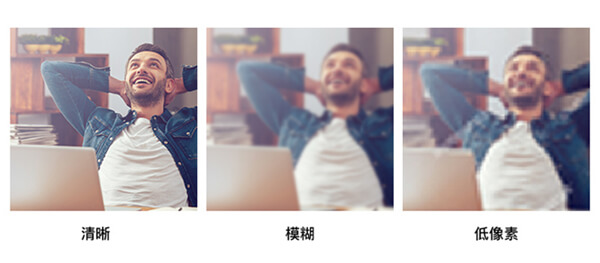 監(jiān)控清晰度對(duì)比