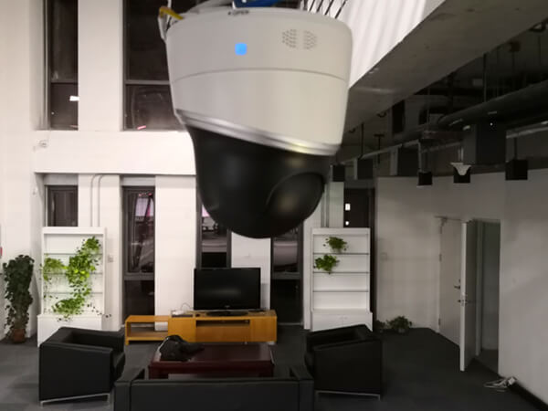 監(jiān)控設(shè)備近距離的效果圖